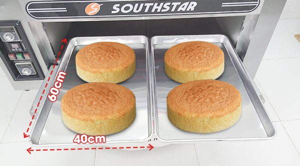 LÒ NƯỚNG BÁNH SOUTHSTAR 1 TẦNG 2 KHAY ĐIỆN YXD-20C