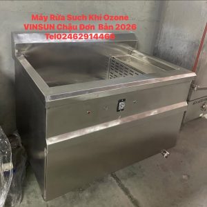 Máy Sục Ozone Chậu Đơn 1M5 Rửa Củ Quả Công Nghiệp VinSun Máy Sục Ozone Chậu Đơn 1M5 Rửa Củ Quả Công Nghiệp VinSun